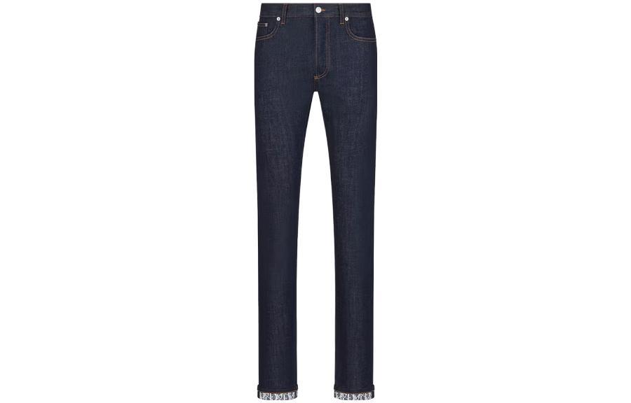 Dior Dior Quarterly New Products Jeans Men Blue