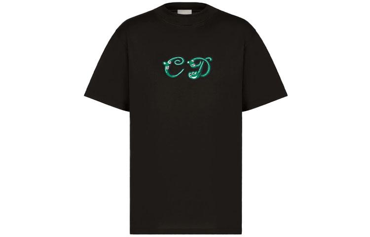 Dior Dior Quarterly New Products T-Shirt Men's Black