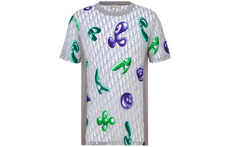Dior Dior Quarterly New Products T-Shirt Men's Gray