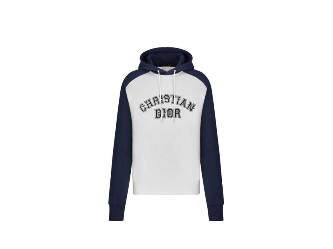Dior Dior x Kenny Scharf Varsity Hoodie Blue White