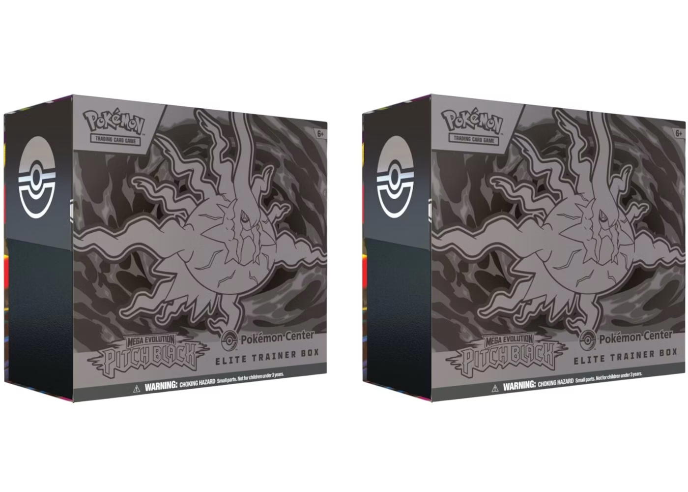 Pokemon 2026 Pokémon Mega Evolution Pitch Black Pokemon Center Elite Trainer Box 2x Lot