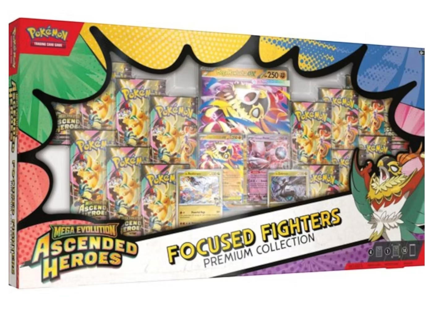 Pokemon 2026 Pokémon Mega Evolution Ascended Heroes Focused Fighters Premium Collection (Sam's Club Exclusive)