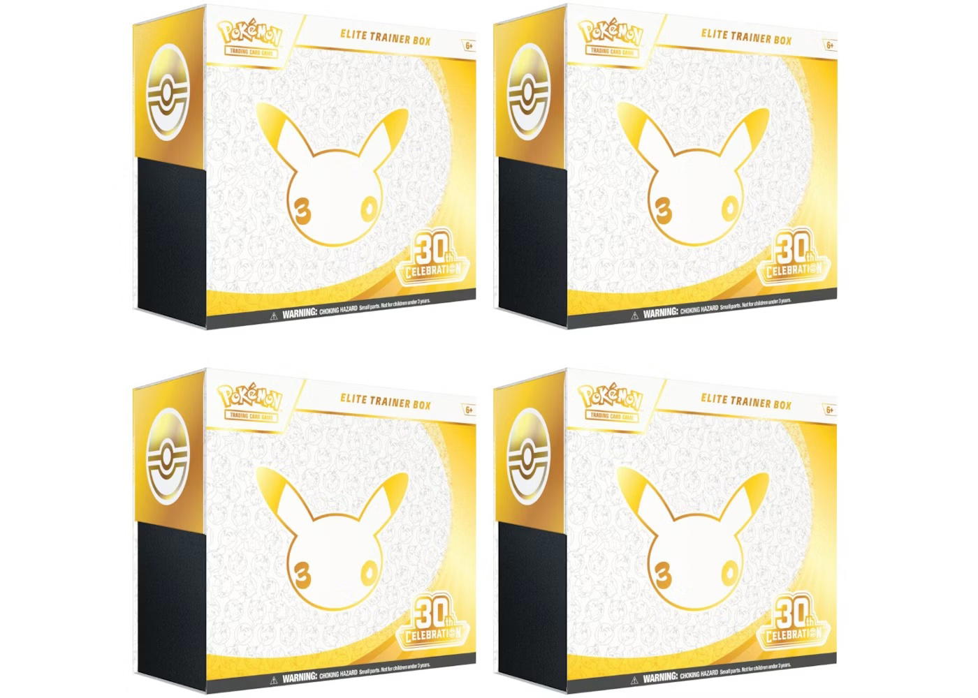 Pokemon 2026 Pokémon Mega Evolution 30th Celebration Elite Trainer Box 4x Lot