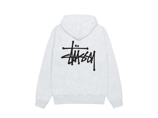Stussy Stussy Basic Stüssy Zip Hoodie Ash Heather - view 1