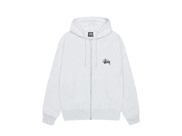 Stussy Stussy Basic Stüssy Zip Hoodie Ash Heather - view 2