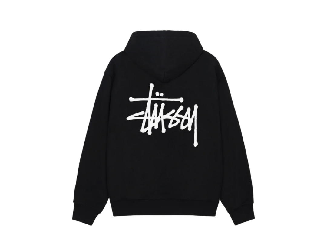 Stussy Stussy Basic Stüssy Zip Hoodie Black