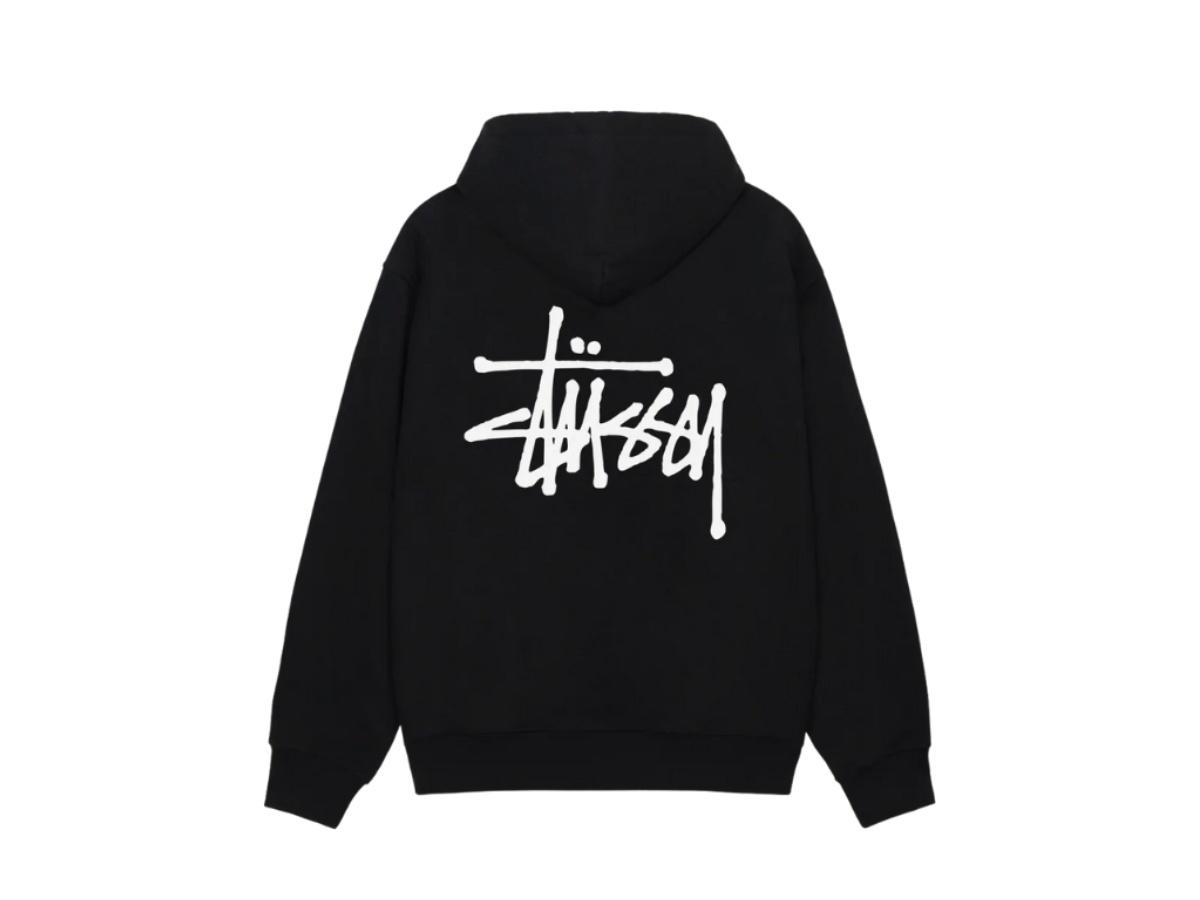 Stussy Stussy Basic Stüssy Zip Hoodie Black