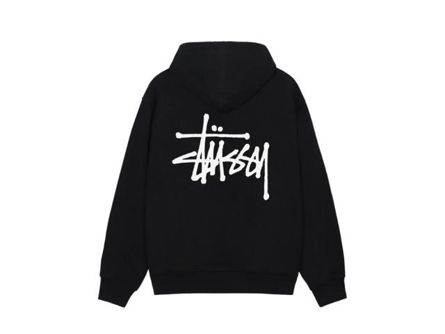 Stussy Stussy Basic Stüssy Zip Hoodie Black - view 1