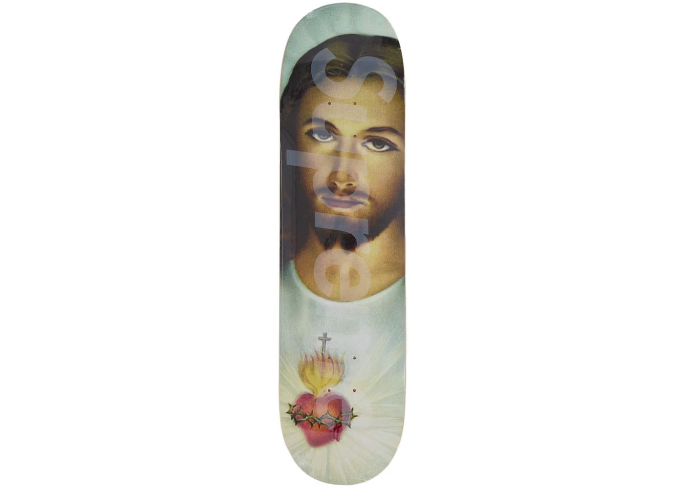 Supreme Supreme Prayer Card Skateboard Deck Multicolor