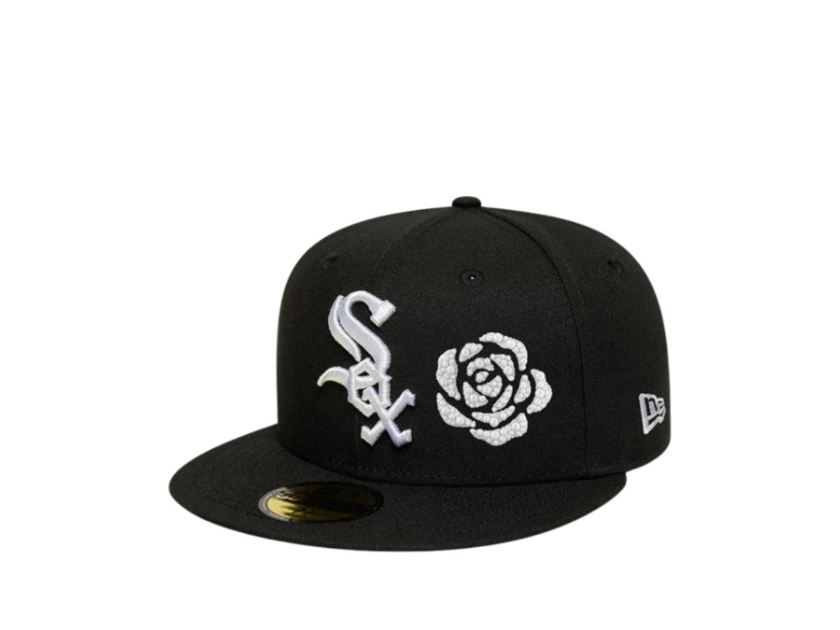 New Era New Era Chicago White Sox Faux Pearl Icon 59Fifty Cap Black