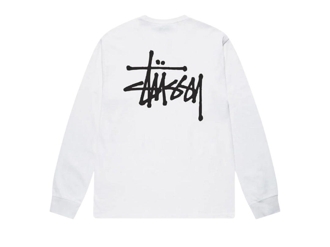 Stussy Stussy Basic Long-Sleeve Tee White