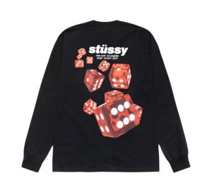 Stussy Basic Stock Thermal LS T-Shirt Navy | ของแท้