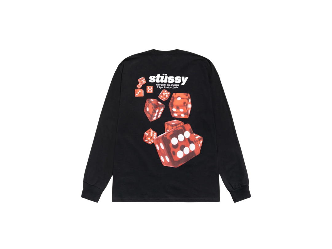 Stussy Stussy Rollers Ls Tee Black