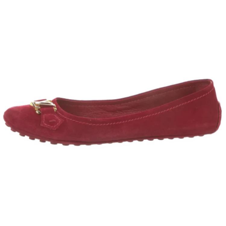 Louis Vuitton Louis Vuitton Ballerina Shoes 'Red Suede' Women's