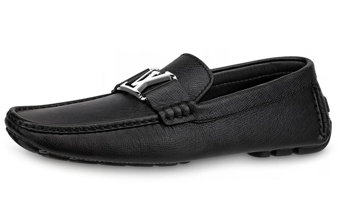 Louis Vuitton Louis Vuitton Monte Carlo Casual Single Shoes Men's Black