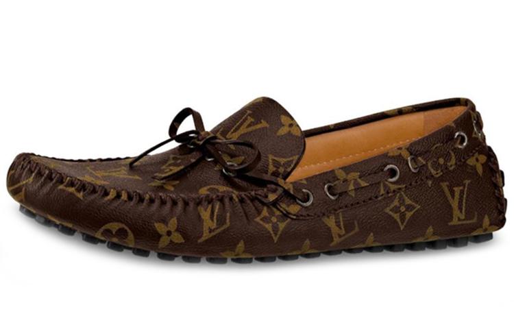 Louis Vuitton Louis Vuitton Arizona Moccasin Shoes 'Brown Logo Monogram'