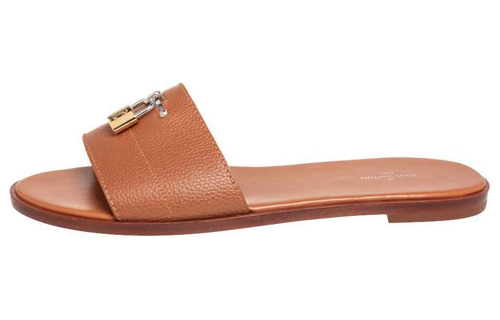 Louis Vuitton Louis Vuitton Slide Slippers Women's Brown