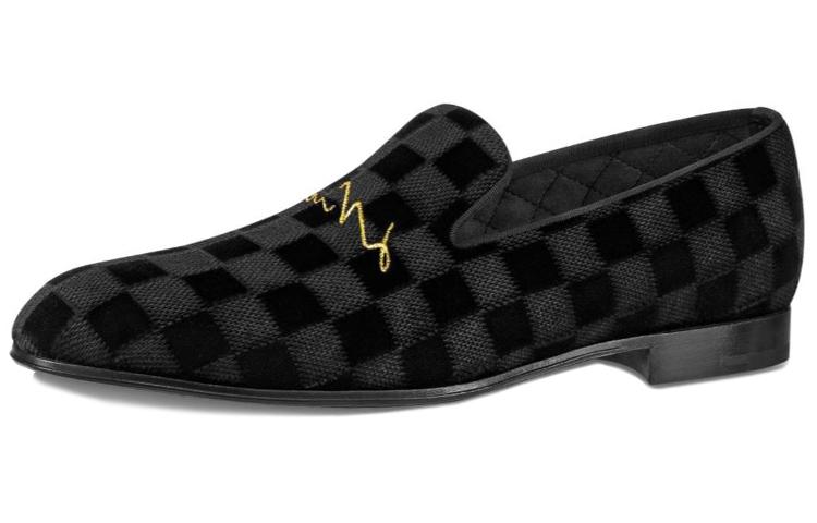 Louis Vuitton Louis Vuitton Auteuil Velvet Shoes 'Black'