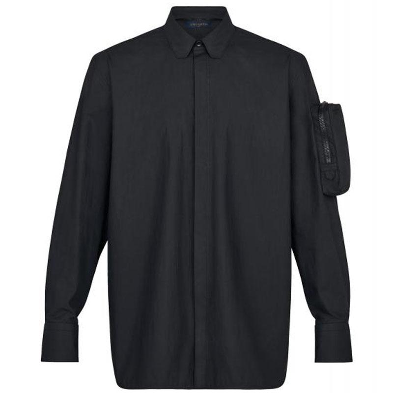 Louis Vuitton Louis Vuitton New Quarterly Products Of LV Shirts Men Black