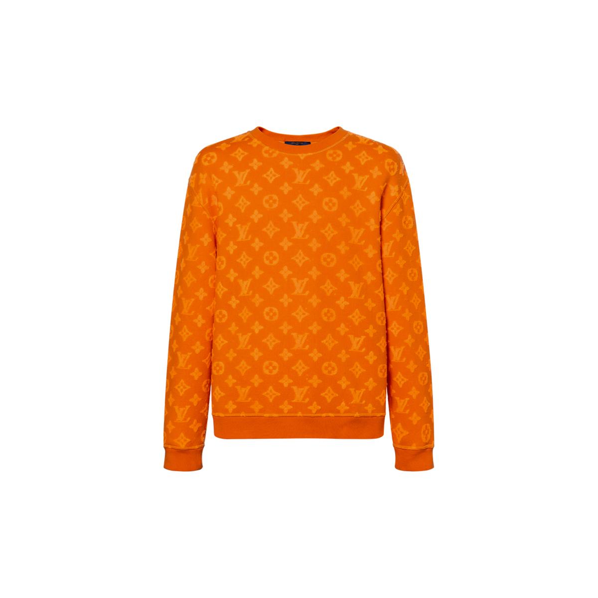 Louis Vuitton Louis Vuitton New Quarterly Products Of LV Sweaters Men Orange