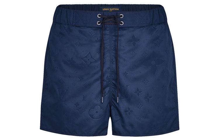 Louis Vuitton Louis Vuitton New Quarterly Products Of LV Casual Shorts Unisex Blue