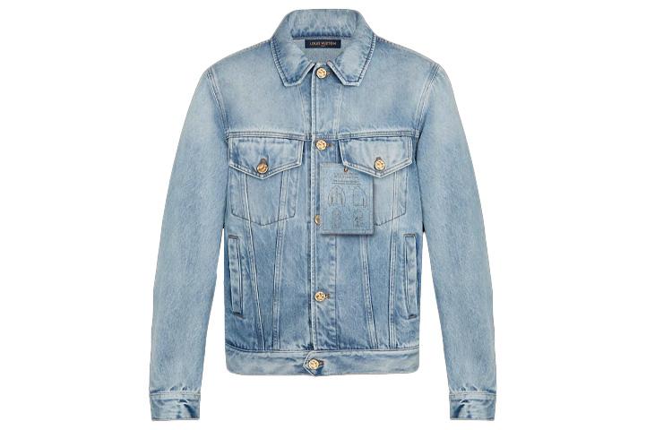 Louis Vuitton Louis Vuitton Louis Vuitton Staples Edition Dna Denim Jacket