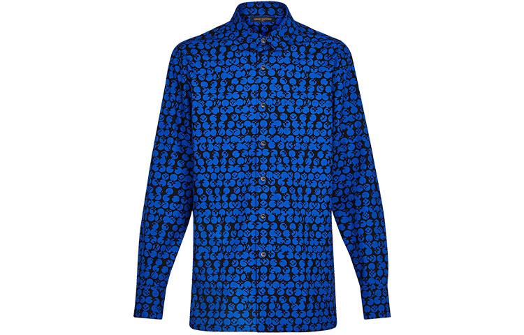 Louis Vuitton Louis Vuitton New Quarterly Products Of LV Shirts Men Blue