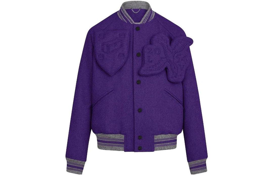 Louis Vuitton Louis Vuitton Baseball Jacket Jackets & Coats Men's Purple
