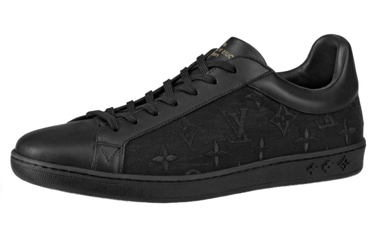Louis Vuitton Louis Vuitton Luxembourg Stylish Skateboarding Shoes Men's Black