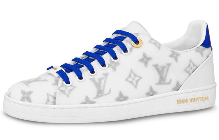 Louis Vuitton Louis Vuitton Lv Frontrow Sports Shoes 'Blue White Monogram' Women's