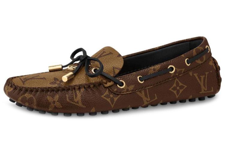 Louis Vuitton Louis Vuitton Gloria Flat Loafers 'Brown Monogram' Women's
