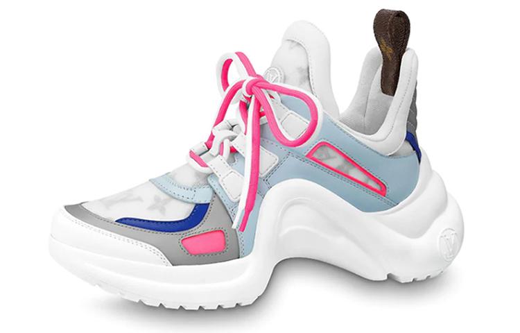 Louis Vuitton Louis Vuitton Lv Archlight Sports Shoes Pink/White/Blue Women's
