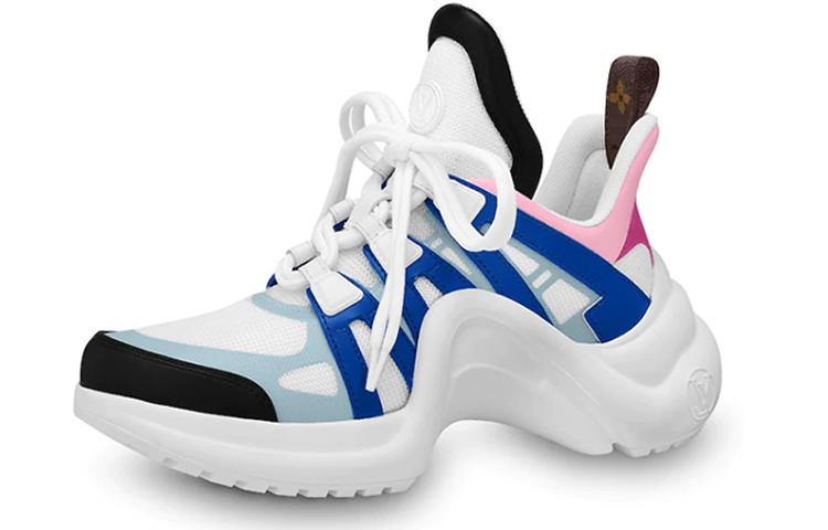 Louis Vuitton Louis Vuitton Lv Archlight Sports Shoes Blue/White/Pink Women's