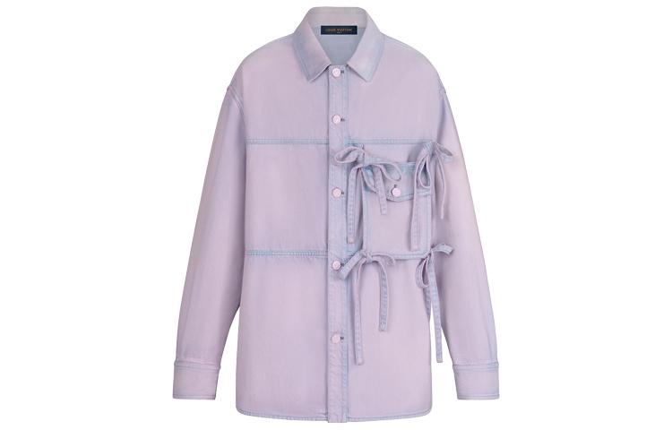 Louis Vuitton Louis Vuitton New Quarterly Products Of LV Shirts Men Light Purple