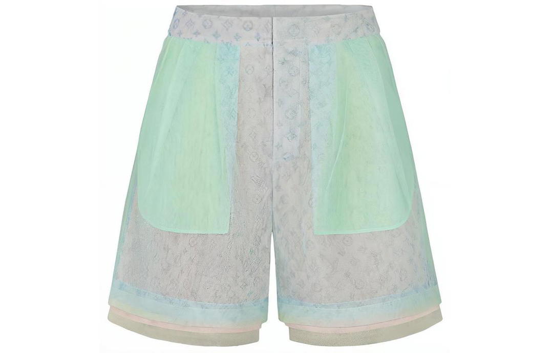 Louis Vuitton Louis Vuitton Casual Shorts Men's Turquoise