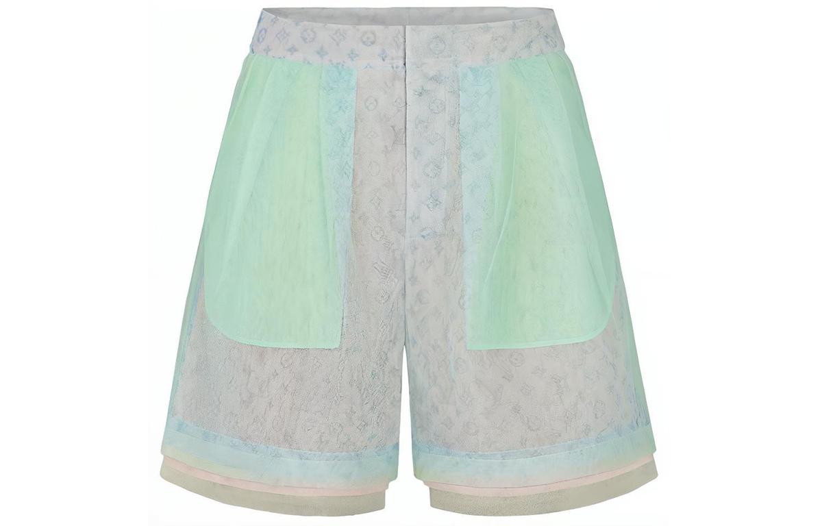 Louis Vuitton Louis Vuitton Casual Shorts Men's Turquoise