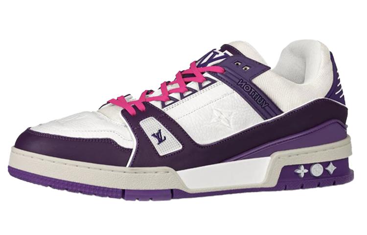 Louis Vuitton Louis Vuitton Trainer Sneakers 'White Purple'
