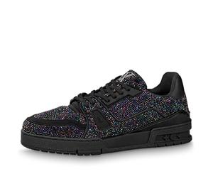 Buy Louis Vuitton LV Trainer Black Crystals at Sasom – Authentic and Ready to Ship