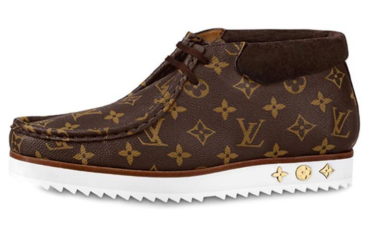 Louis Vuitton Louis Vuitton Mods Ankle Boots 'Brown Monogram'