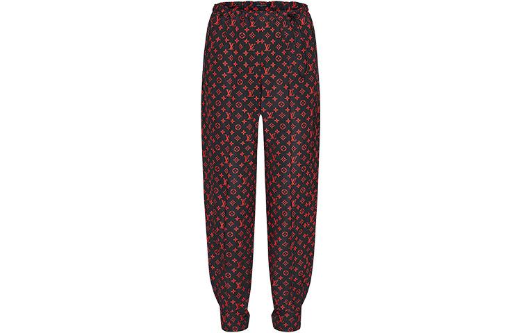 Louis Vuitton Louis Vuitton New Quarterly Products Of LV Knitted Sweatpants Women's Red