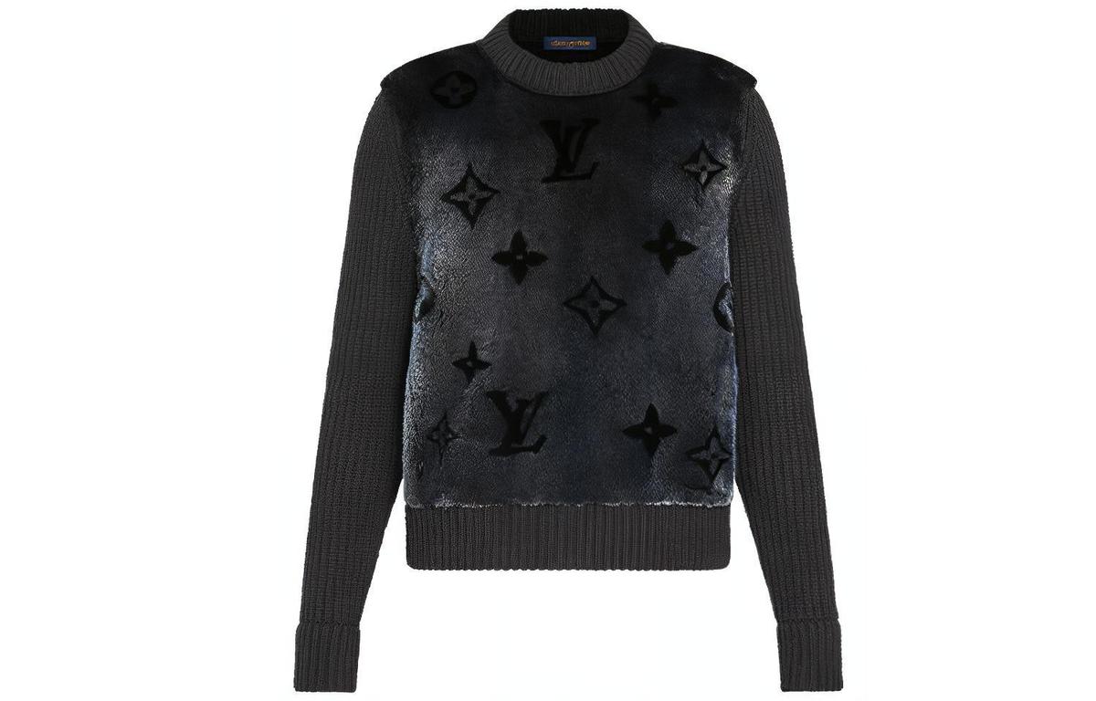 Louis Vuitton Louis Vuitton Sweater Men's Black