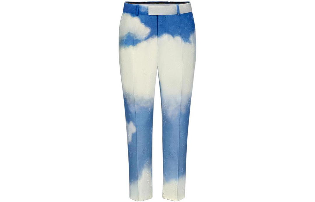 Louis Vuitton Louis Vuitton New Quarterly Products Of LV Casual Pants Men's Blue
