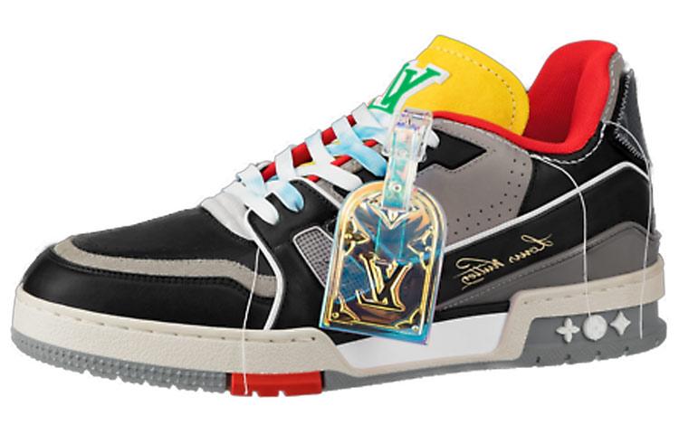 Louis Vuitton Louis Vuitton Lv Trainers 'Red Multi color'