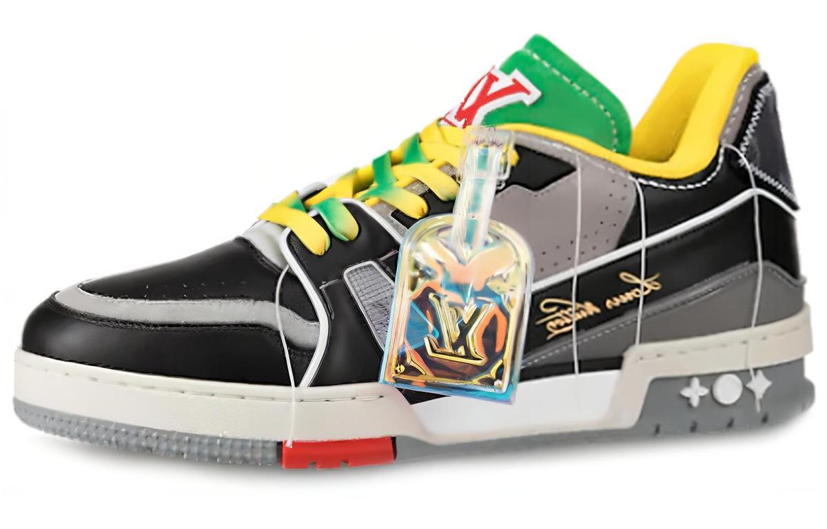 Louis Vuitton Louis Vuitton Lv Trainers 'Yellow Multi color'