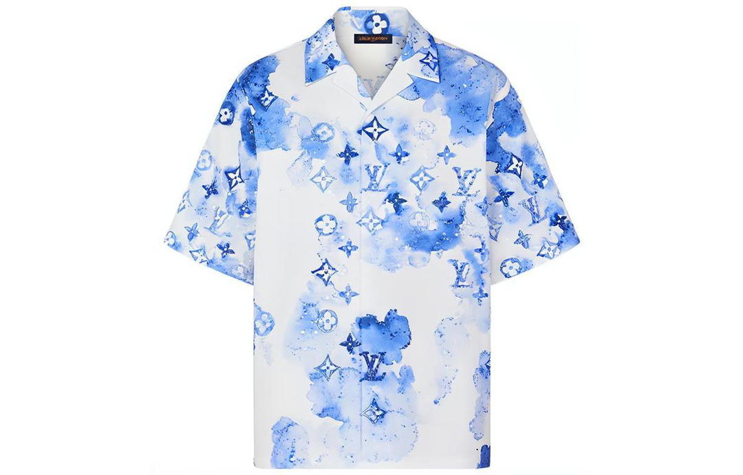 Louis Vuitton Louis Vuitton New Quarterly Products Of LV Shirts Men Blue