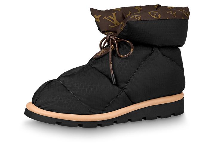 Louis Vuitton Louis Vuitton Pillow Comfort Ankle Boots 'Black With Brown' Women's