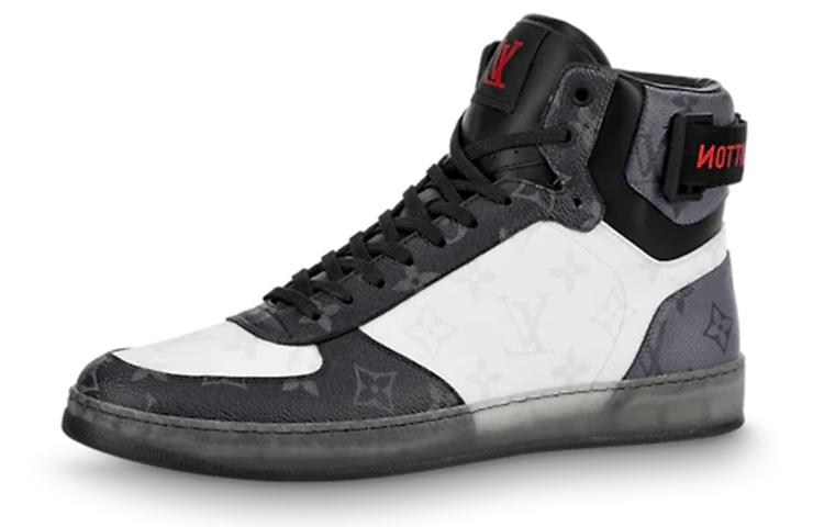 Louis Vuitton Louis Vuitton Tenis Rivoli Sneakers 'White Monogram Ice And Dark Gray Monogram'
