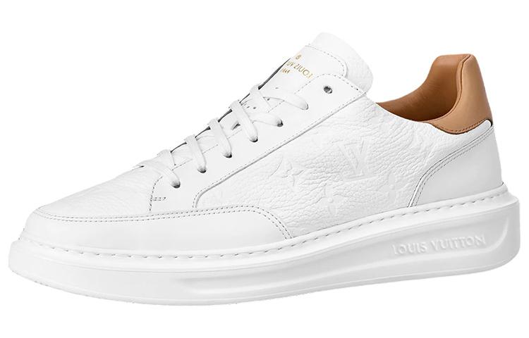 Louis Vuitton Louis Vuitton Beverly Hills Stylish Skateboarding Shoes Men's White
