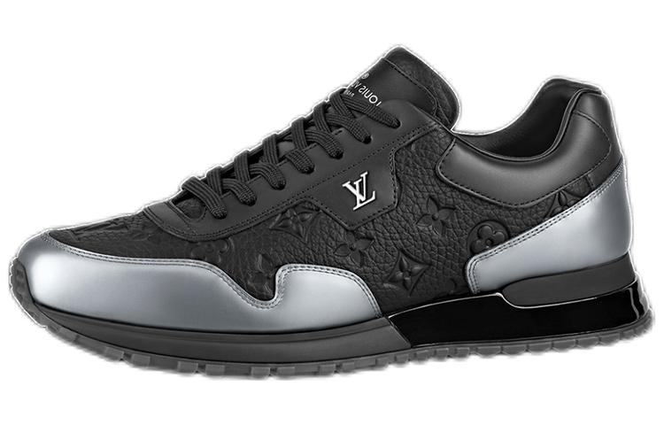 Louis Vuitton Louis Vuitton Run Away Low-Top Casual Shoes Men's Black Silver