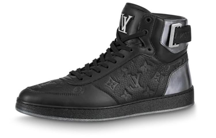 Louis Vuitton Louis Vuitton Rivoli Ankle Sneakers 'Black Monogram With Silver'